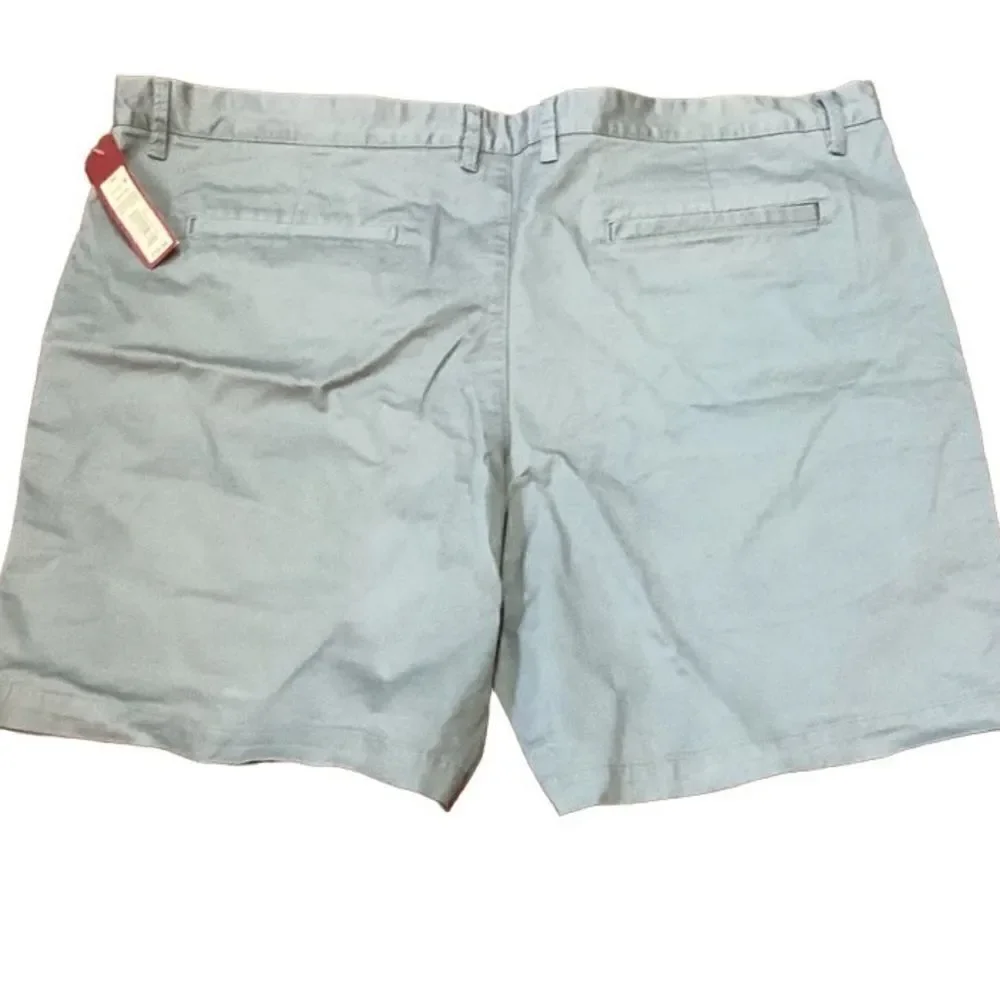 NWT Merona Flat Front Light Gray Shorts Size 42